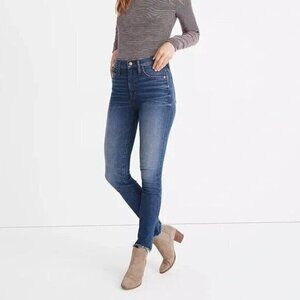 Madewell 10 Inch High Rise Skinny Jeans Brockton Wash